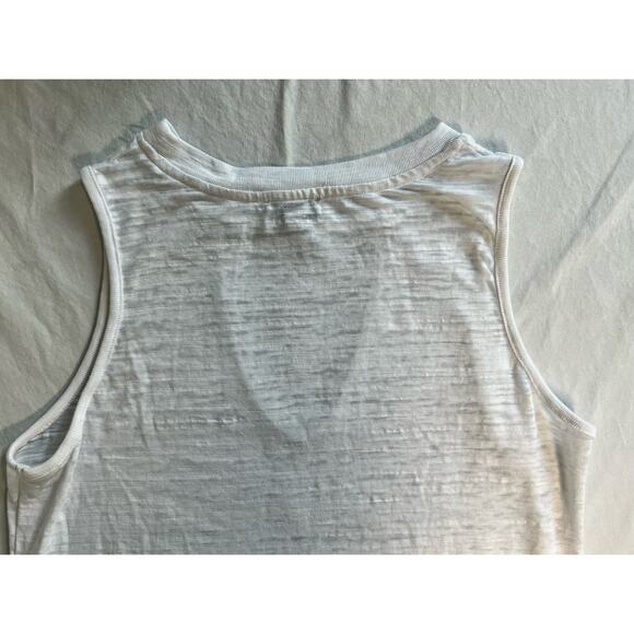 Lucky Brand White Tank Shirt Size Medium - Picture 7 of 9